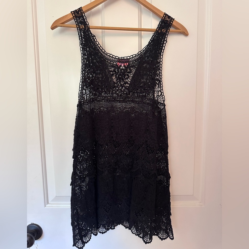 Intimately Free People Crochet Lace Coverup